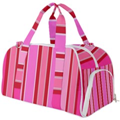 Stripes-4 Burner Gym Duffel Bag by nateshop