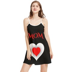 Mom And Dad, Father, Feeling, I Love You, Love Summer Frill Dress by nateshop