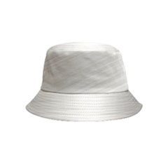 Aluminum Textures, Polished Metal Plate Inside Out Bucket Hat (kids) by nateshop