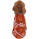 Mazipoodles Love Flowers - White Orange Too Dog T-Shirt View2