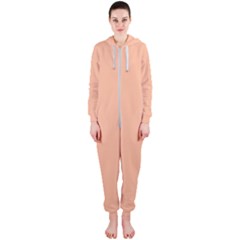 Peach Fuzz 2024 Hooded Jumpsuit (ladies) by dressshop