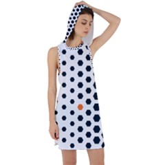 Honeycomb Hexagon Pattern Abstract Racer Back Hoodie Dress by Grandong