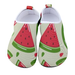 Cute Watermelon Seamless Pattern Men s Sock-style Water Shoes by Grandong