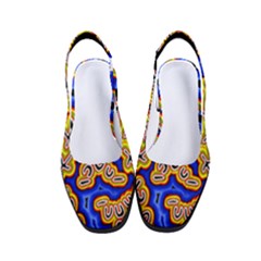 Authentic Aboriginal Art - Emu Dreaming Women s Classic Slingback Heels by hogartharts