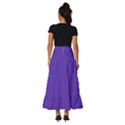 Ultra Violet Purple Tiered Ruffle Maxi Skirt View4