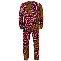 Authentic Aboriginal Art - You Belong Onepiece Jumpsuit (men) by hogartharts