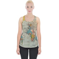 Illustration Ukrainian Folk Seamless Pattern Ornament Piece Up Tank Top by Proyonanggan