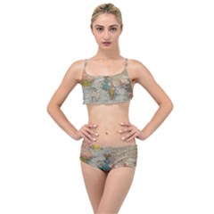 Circular Concentric Radial Symmetry Abstract Layered Top Bikini Set by Proyonanggan