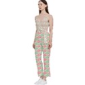 Pattern Flowers Geometric V-Neck Camisole Jumpsuit View2