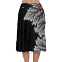 Astrology Surreal Surrealism Trippy Visual Art Velvet Flared Midi Skirt View2