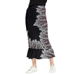 Astrology Surreal Surrealism Trippy Visual Art Maxi Fishtail Chiffon Skirt by Bedest