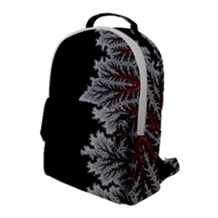 Abstract Complex Fractal Math Flap Pocket Backpack (large) by Bedest