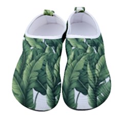 Green Banana Leaves Women s Sock-style Water Shoes by goljakoff