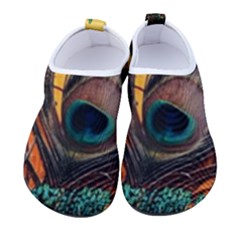 Art Paint Landscape Mountain Kids  Sock-style Water Shoes by Cemarart