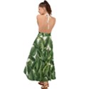 Tropical leaves Backless Maxi Beach Dress View2