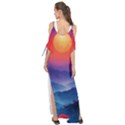 Valley Night Mountains Maxi Chiffon Cover Up Dress View2