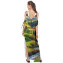 Countryside Landscape Nature Maxi Chiffon Cover Up Dress View2