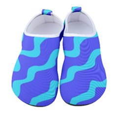 Purple Mint Turquoise Background Men s Sock-style Water Shoes by Cemarart