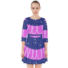 Texture Grunge Speckles Dot Smock Dress by Cemarart