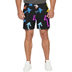 Colorful Arrows Kids Pointer Men s Runner Shorts by Cemarart