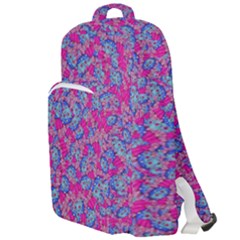 Colorful Cosutme Collage Motif Pattern Double Compartment Backpack by dflcprintsclothing