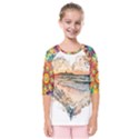 Mandalas-1084082 Ai-generated-7899053 Kids  Quarter Sleeve Raglan T-Shirt View1