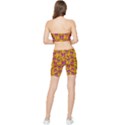 Blooming Flowers Of Orchid Paradise Stretch Shorts and Tube Top Set View2