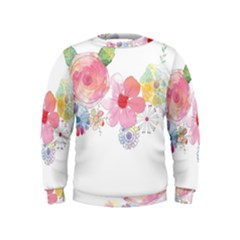 Flower-2342706 Kids  Sweatshirt by lipli