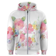 Flower-2342706 Men s Zipper Hoodie by lipli