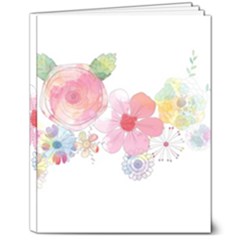 Flower-2342706 8  X 10  Softcover Notebook by lipli