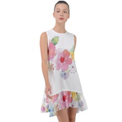 Flower-2342706 Frill Swing Dress by lipli