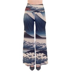 Hokusai Moutains Japan So Vintage Palazzo Pants by Bedest