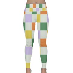 Board Pictures Chess Background Lightweight Velour Classic Yoga Leggings by Maspions