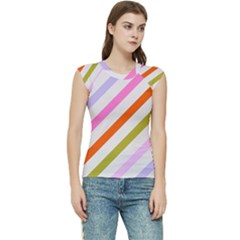 Lines Geometric Background Women s Raglan Cap Sleeve T-shirt by Maspions