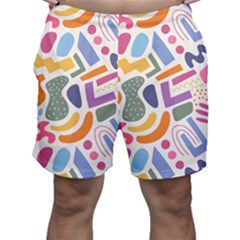 Abstract Pattern Background Men s Shorts by Maspions