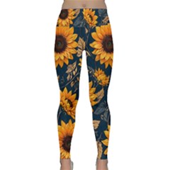 Flowers Pattern Spring Bloom Blossom Rose Nature Flora Floral Plant Lightweight Velour Classic Yoga Leggings by Maspions