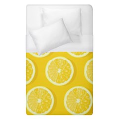 Lemon Fruits Slice Seamless Pattern Duvet Cover (single Size) by Apen