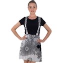 Apple Males Almond Bread Abstract Mathematics Velvet Suspender Skater Skirt View1