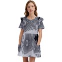 Apple Males Almond Bread Abstract Mathematics Kids  Frilly Sleeves Pocket Dress View1