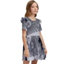 Apple Males Almond Bread Abstract Mathematics Kids  Frilly Sleeves Pocket Dress View2