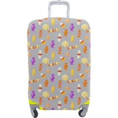 Halloween Candy Luggage Cover (large) by Askadina