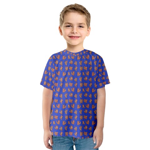 Cute Sketchy Monsters Motif Pattern Kids  Sport Mesh T-shirt by dflcprintsclothing