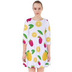 Strawberry Lemons Fruit Smock Dress by Askadina