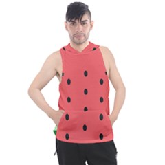 Watermelon Melon Fruit Healthy Food Meal Breakfast Lunch Juice Lemonade Summer Men s Sleeveless Hoodie by Maspions