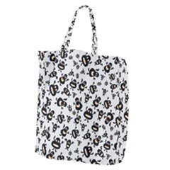 Bacteria Virus Monster Pattern Giant Grocery Tote by Bedest