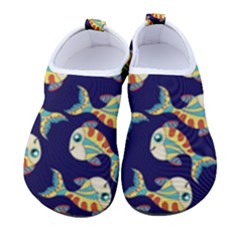 Fish Abstract Animal Art Nature Texture Water Pattern Marine Life Underwater Aquarium Aquatic Women s Sock-style Water Shoes by Bedest