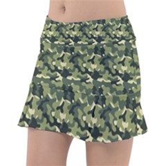 Camouflage Pattern Classic Tennis Skirt by goljakoff