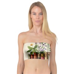 Books Flowers Book Flower Flora Floral Bandeau Top by Maspions