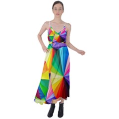 Bring Colors To Your Day Tie Back Maxi Dress by elizah032470