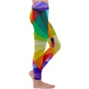 bring colors to your day Kids  Lightweight Velour Leggings View3